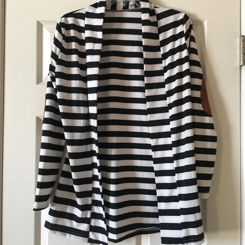 Black/White Stripe Blazer